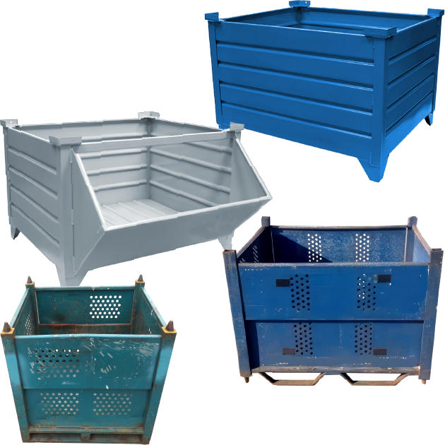 New and Used Metal Bins