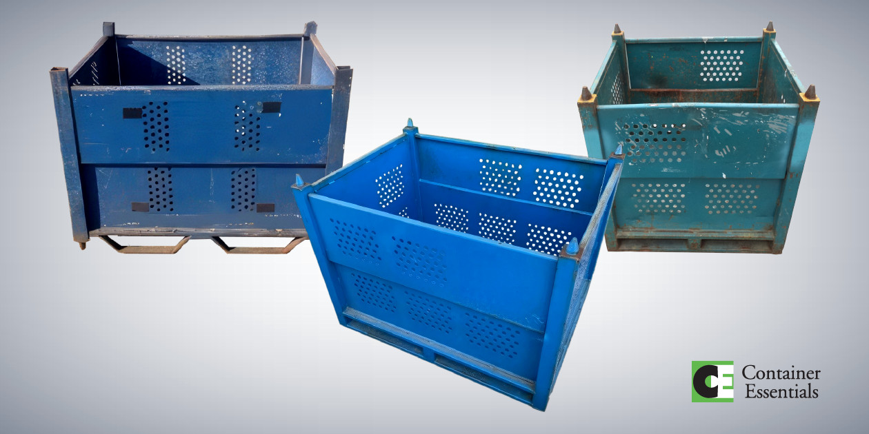 Industrial Automotive Rigid Sheet Metal Steel Bins and Containers