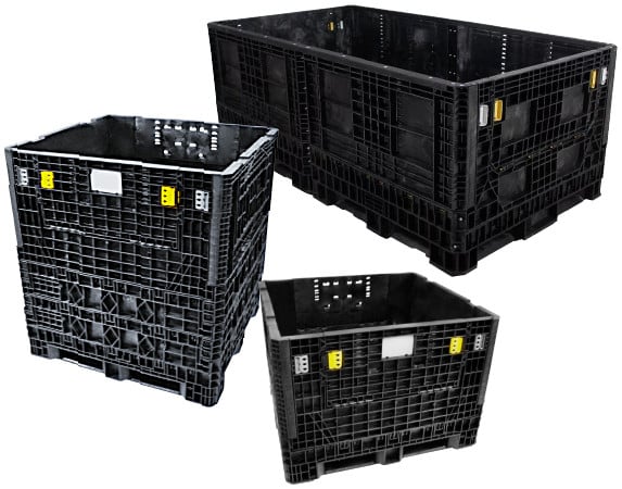 New Plastic Knockdown Bins