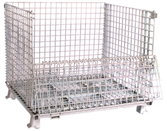 Industrial Wire Baskets: Heavy Duty Collapsible Containers