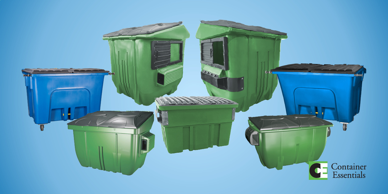 Front Load and Rear Load Plastic Dumpsters - Container Essentials