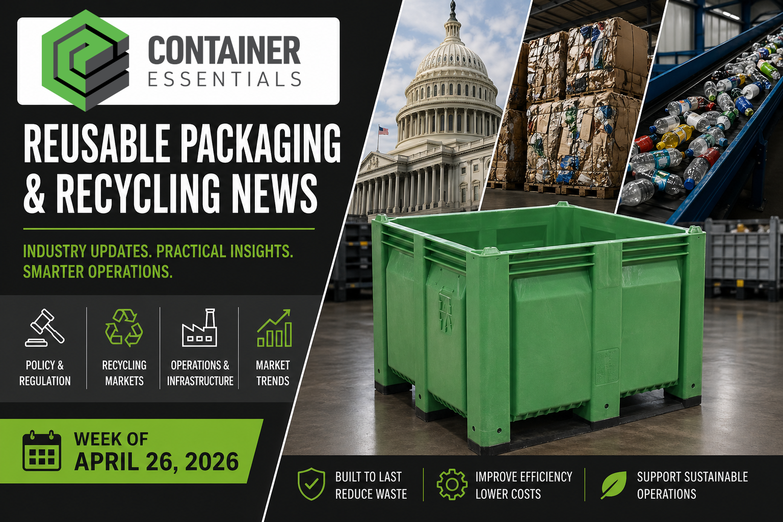 Reusable Packaging & Recycling News – Week of April 26, 2026